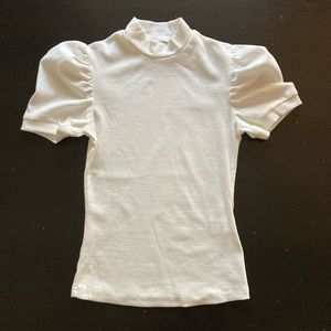 NWOT Turtleneck tee with butterfly sleeves